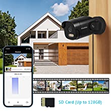 LaView Security Camera Outdoor with Color Night Vision